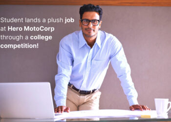 Student lands a plush job at Hero MotoCorp through a college competition!