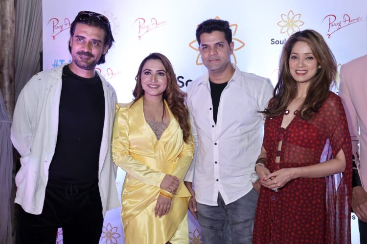 Dhrriti Saharan launches her Music Label SOUL TUNES inaugurated by Vidya Malavade in Juhu, Mumbai