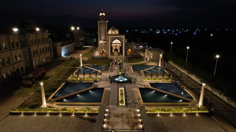 “The beautiful mosque, built by The IB Group, will be known as Azeez Masjid”